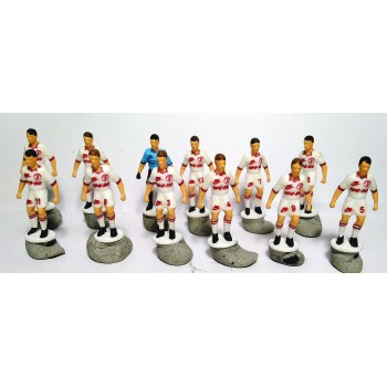 Subbuteo Andrew Table Soccer Larissa 1987-88 away kit only 12 players no bases no box